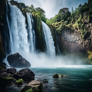 Waterfall canvas for Living Room